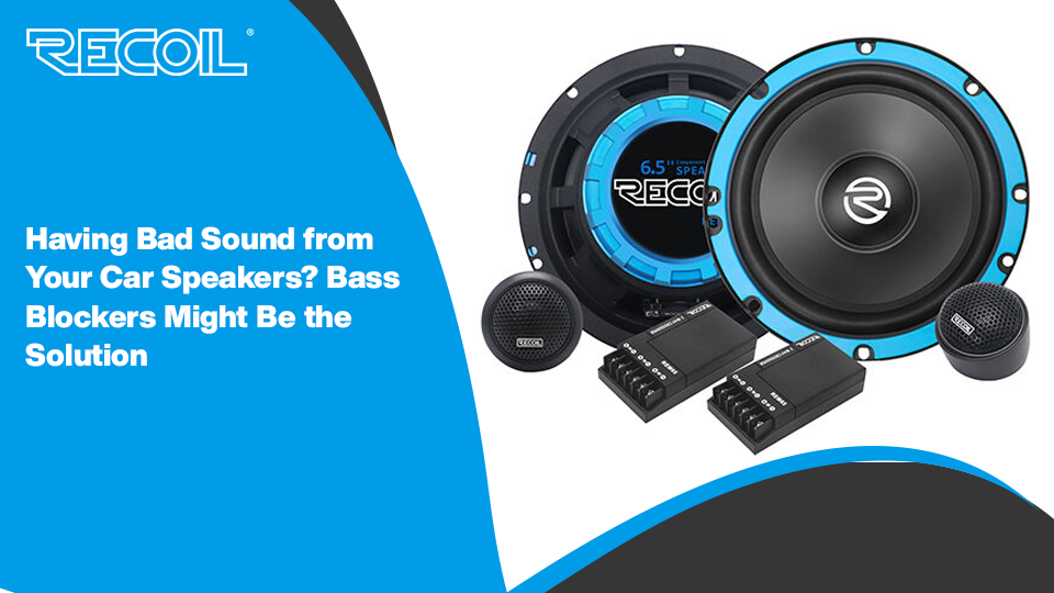Bass blockers for speakers