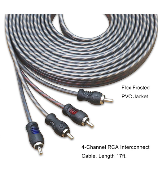 thumbnail image 2 of The Wires Zone 6ft 2-Channel RCA Interconnect Cable – Twisted Pair OFC, Male-to-Male 2 of 6