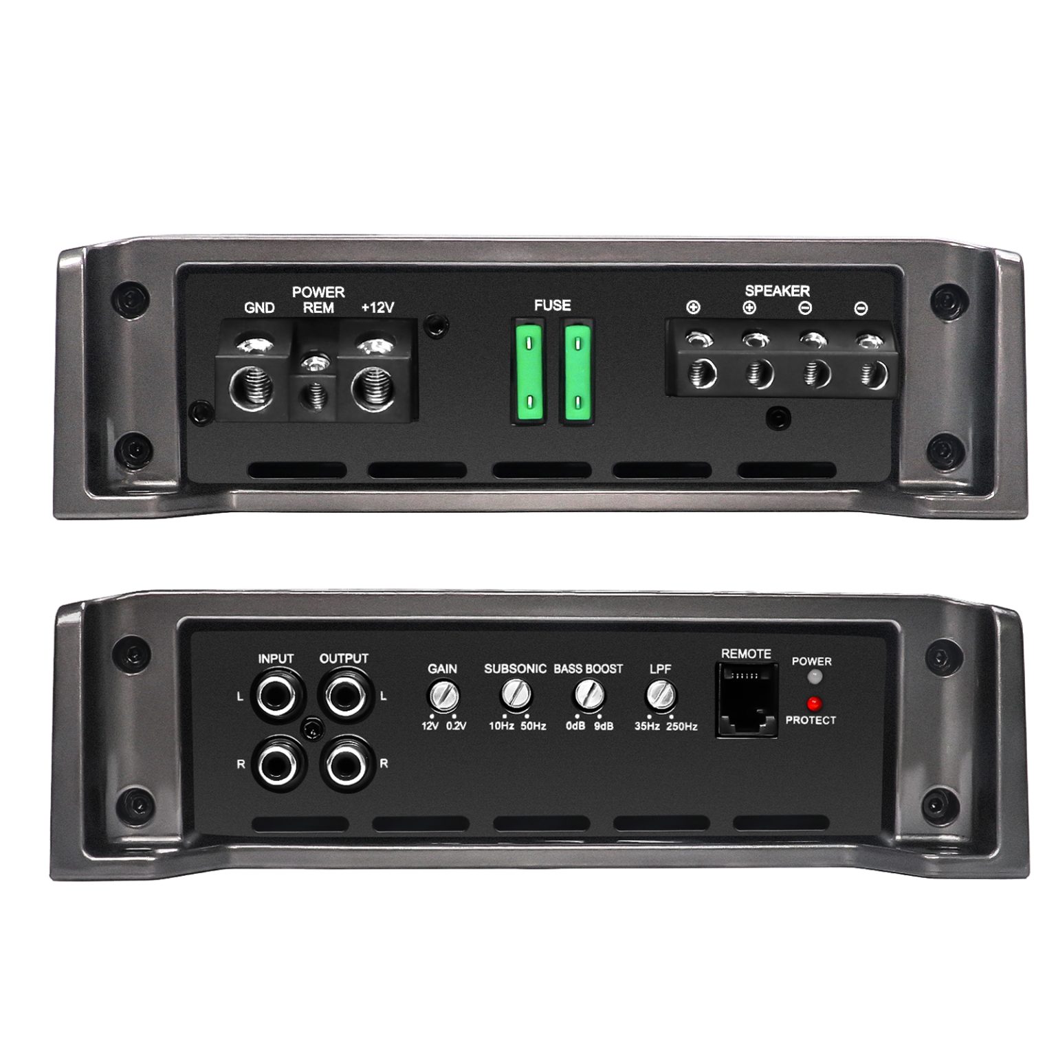 RS10K Single 10” Complete Echo Series Subwoofer Bass Package, Includes