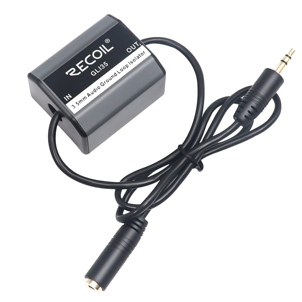 GLI35 Ground Loop Noise Isolator for Car Audio, Home, PC Stereo System ...