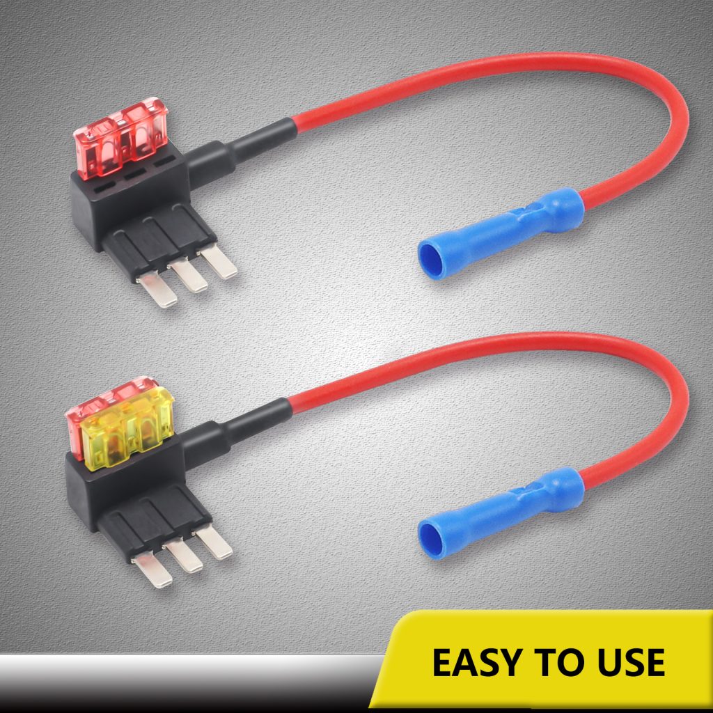 FT55 5 Pack 12V Car AddaCircuit Micro3 Fuse Tap Adapter, ATL Blade