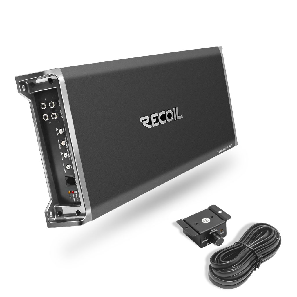 RED2500.1 5,000 Watts ClassD Car Audio Monoblock Subwoofer Amplifier