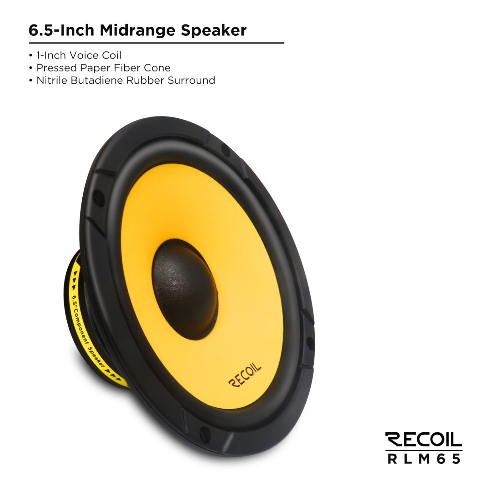 RLM65 Level3 Series 6.5Inch Car Audio Component Speaker System